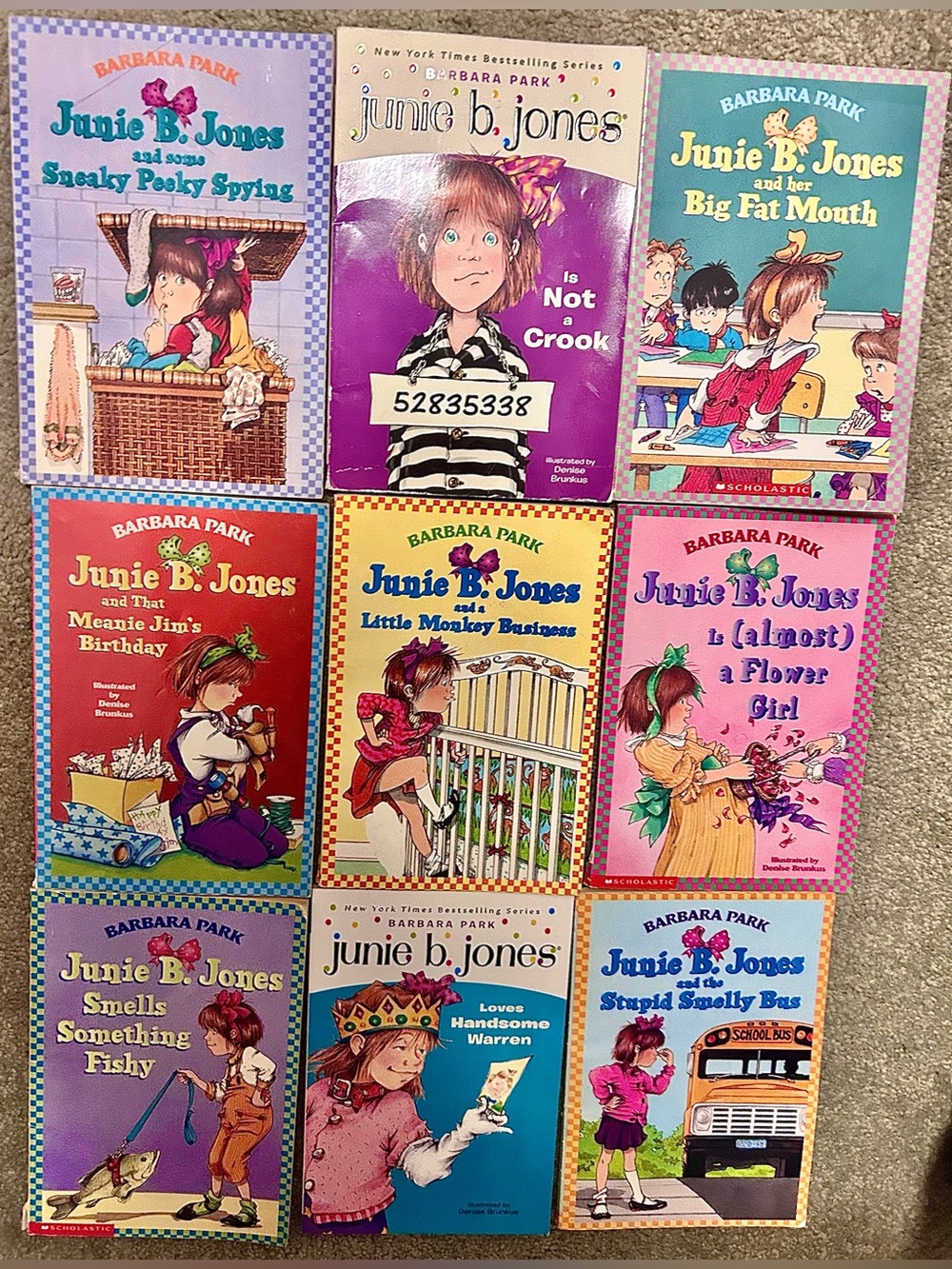 Set of Junie B. jones Books (9 Books)